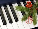 Piano Christmas Greeting Card